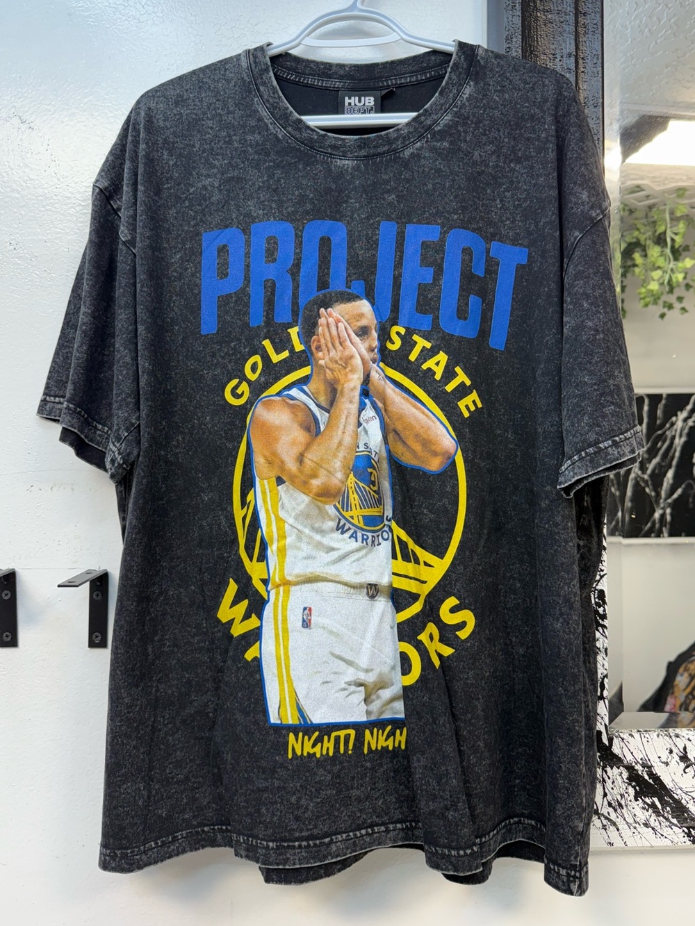 Project Golden State Warriors Black Graphic Tee